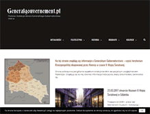 Tablet Screenshot of generalgouvernement.pl